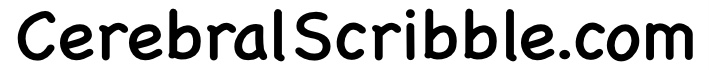 Logo for website CerebralScribble.com